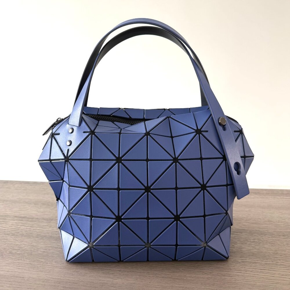 Issey Miyake Medium BOSTON Handbag - BLUE - NWT